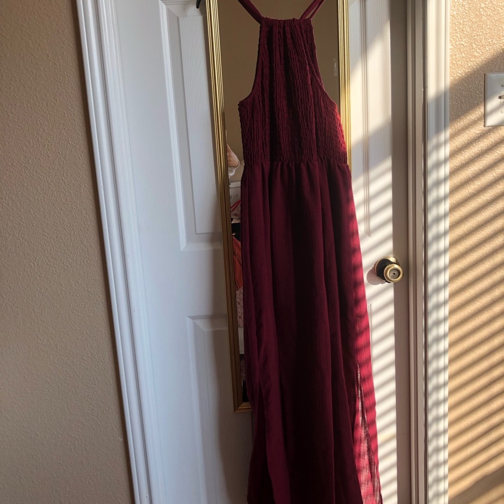Burgundy Maxi Dress